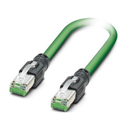 Phoenix Contact PROFINET Cordset; NBC-R4AC/5.0-93B/R4AC; RJ45 to RJ45; CAT5; Male Straight to Male Straight; 4-Pin; 5m PVC Cable